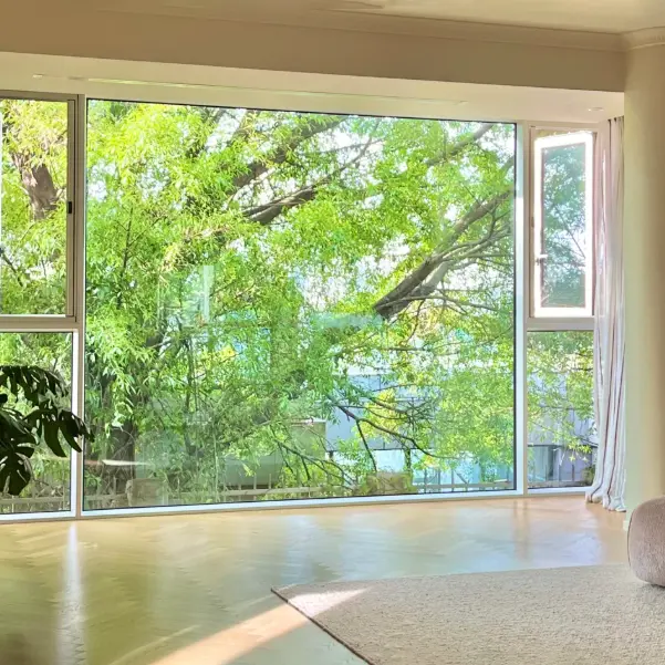 Алюминий қорытпасы еденнен төбеге дейінгі терезелер