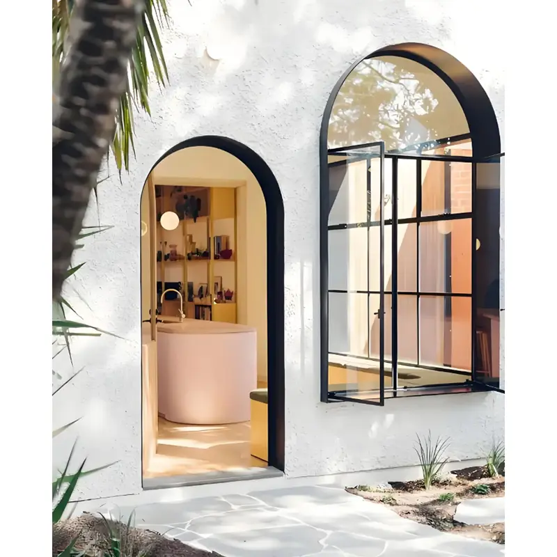 Алюминий қорытпасы пішінді терезелер