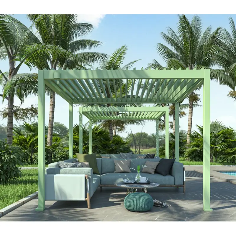 Қолмен тартылатын беседка