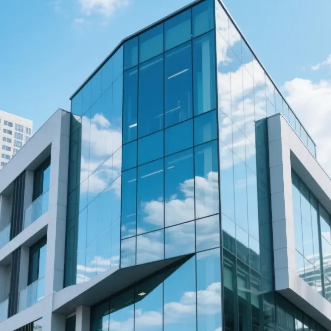 Перде қабырғаларына арналған шыңдалған шыны